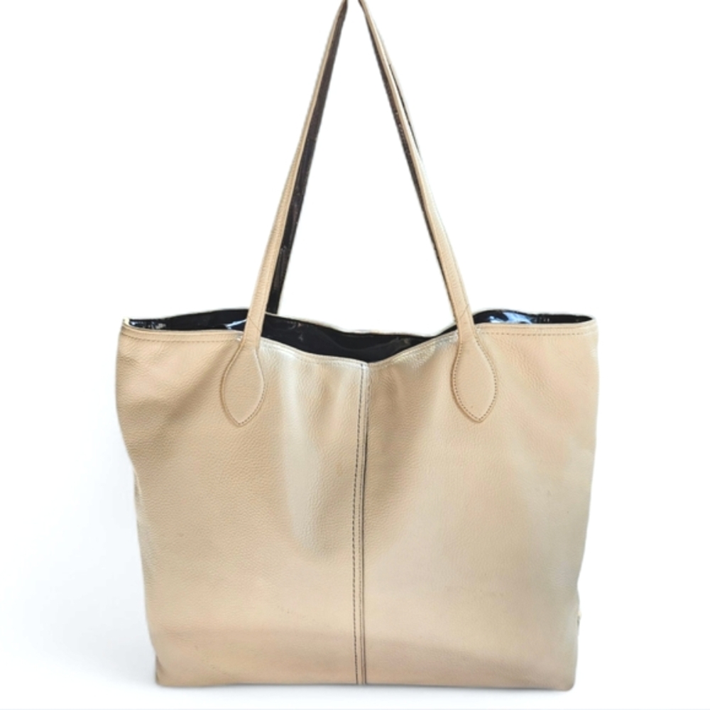 COACH | XL Parchment Shopper Travel Tote | Leather | Womens | Shoulder Bag - Picture 2 of 16